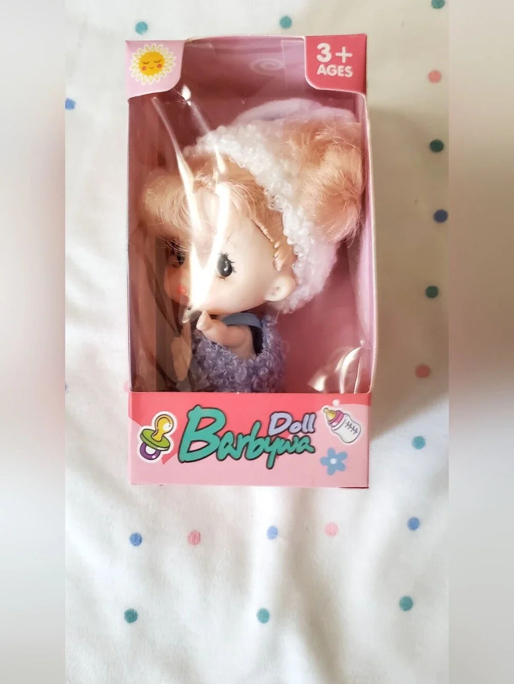 New Cute Tiny Doll 3.5 Inchs NWB